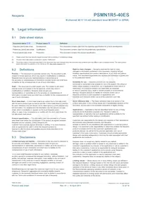 PSMN1R5-40ES Datasheet Page 12