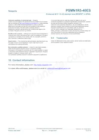 PSMN1R5-40ES Datasheet Pagina 13