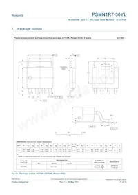 PSMN1R7-30YL Datasheet Pagina 11