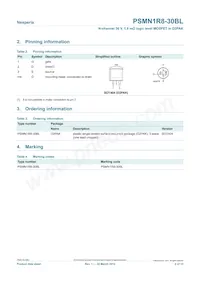 PSMN1R8-30BL Datasheet Page 2