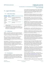 PSMN2R0-60PSRQ Datenblatt Seite 12