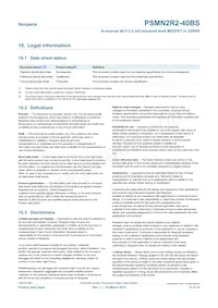 PSMN2R2-40BS Datasheet Page 13