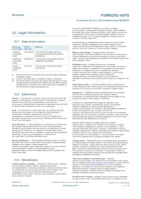 PSMN2R2-40PS Datasheet Page 11