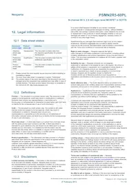 PSMN2R5-60PLQ Datasheet Page 11