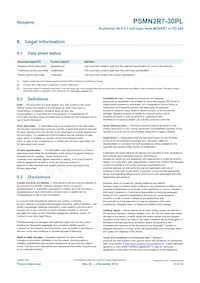 PSMN2R7-30PL Datasheet Page 13
