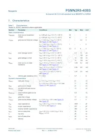 PSMN2R8-40BS Datasheet Page 6