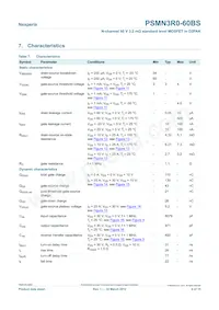 PSMN3R0-60BS Datasheet Page 6