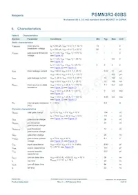 PSMN3R3-80BS Datasheet Page 5