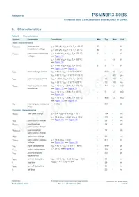 PSMN3R3-80BS Datasheet Pagina 5