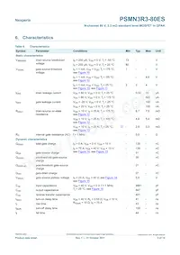 PSMN3R3-80ES Datasheet Page 5