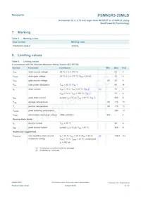 PSMN3R5-25MLDX數據表 頁面 3