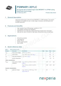 PSMN4R1-30YLC Datasheet Copertura
