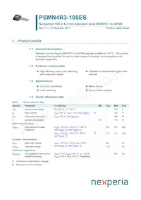 PSMN4R3-100ES Datenblatt Cover