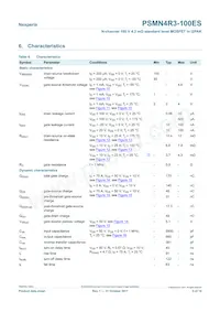 PSMN4R3-100ES 데이터 시트 페이지 5