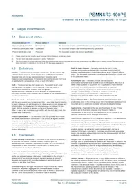 PSMN4R3-100PS Datasheet Page 13