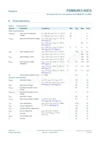 PSMN4R3-80ES Datasheet Page 6