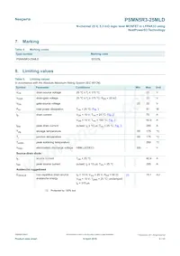 PSMN5R3-25MLDX Datasheet Pagina 3