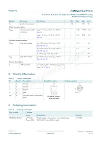 PSMN6R0-25YLDX數據表 頁面 2