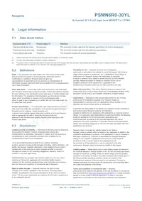 PSMN6R0-30YL Datasheet Page 12