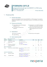 PSMN6R0-30YLB Datasheet Copertura