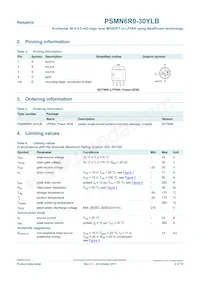 PSMN6R0-30YLB Datasheet Page 2