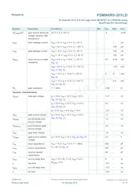 PSMN6R0-30YLDX數據表 頁面 6