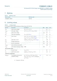 PSMN6R1-25MLDX Datasheet Page 3