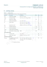 PSMN6R1-30YLDX Datasheet Page 3