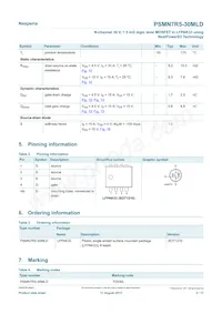PSMN7R5-30MLDX Datasheet Page 2