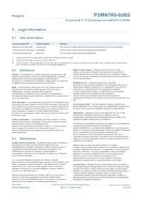 PSMN7R6-60BS Datasheet Pagina 12