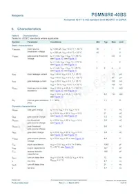 PSMN8R0-40BS數據表 頁面 5