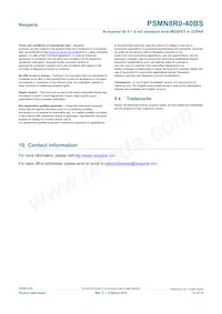 PSMN8R0-40BS Datasheet Pagina 13