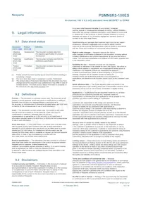 PSMN8R5-100ESQ Datasheet Page 12