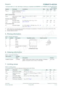 PSMNR70-40SSHJ Datasheet Page 2
