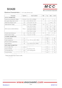 SI3420-TP Datasheet Page 2