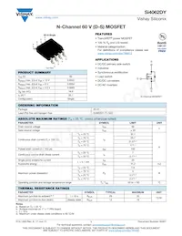 SI4062DY-T1-GE3 Datasheet Cover
