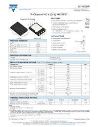 SI7155DP-T1-GE3 Datasheet Cover