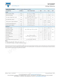 SI7434DP-T1-E3 Datasheet Page 2