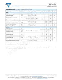 SI7454DP-T1-GE3 Datasheet Page 2