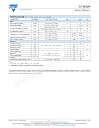 SI7464DP-T1-E3 Datasheet Pagina 2