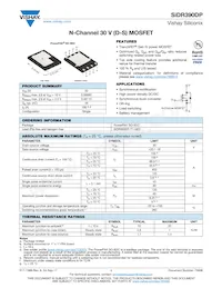 SIDR392DP-T1-GE3 Datasheet Cover