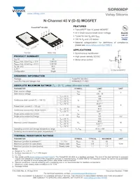 SIDR608DP-T1-RE3 Datasheet Cover