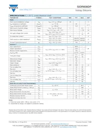 SIDR608DP-T1-RE3 Datasheet Page 2