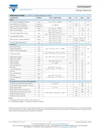 SIDR622DP-T1-GE3 Datasheet Page 2