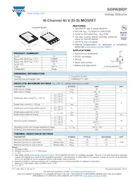 SIDR638DP-T1-GE3 Datasheet Cover