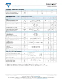 SIHA22N60EF-GE3 Datasheet Page 2