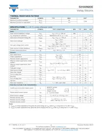 SIHA6N80E-GE3 Datasheet Page 2