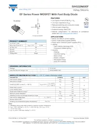 SIHG22N60EF-GE3 Datasheet Copertura