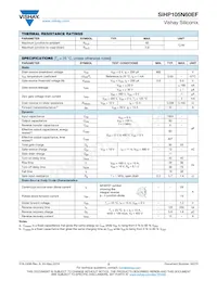 SIHP105N60EF-GE3 Datasheet Page 2