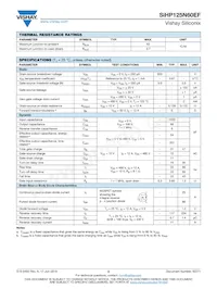 SIHP125N60EF-GE3 Datasheet Page 2
